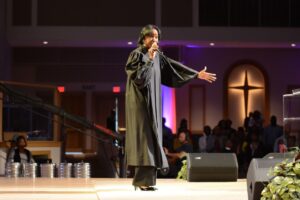 leading the choir